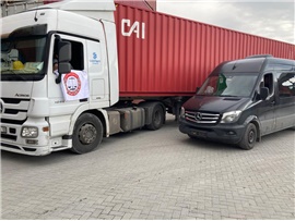 HATAY’DAKİ DEPREMZEDELERE YARDIM TIRLARIMIZIN İLKİ YOLA ÇIKTI