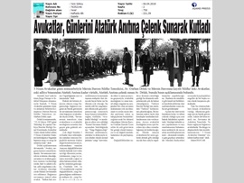 BASINDA BAROMUZ (Silifke İlçe Temsilcisi Av. Gürhan Dölek Avukatlar Günü'nü Kutladı)