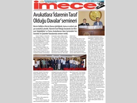 BASINDA BAROMUZ ('İdarenin Taraf Olduğu Davalar' Konulu Seminer)
