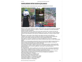 Barolardan İkizdere Mücadelesine Destek