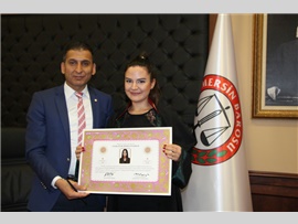 BAROMUZDA YEMİN TÖRENİ YAPILDI