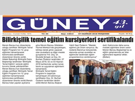 BASINDA BAROMUZ (Başkan Vekilimiz Av. Gazi Özdemir: "Hukuk Uygar Yaşamın Temelidir")