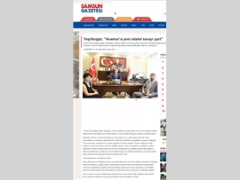 BARO BŞK. BİLGİN YEŞİLBOĞAZ: "ANAMUR'A YENİ ADALET SARAYI ŞART")