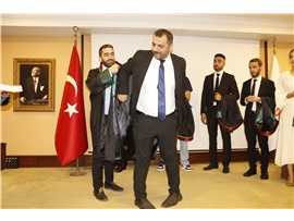 9 STAJYER AVUKATIMIZ CÜBBE GİYDİ