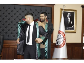 9 STAJYER AVUKATIMIZ CÜBBE GİYDİ