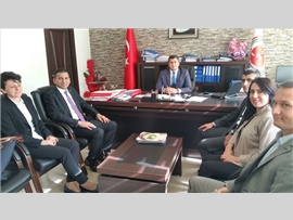 Erdemli Cumhuruyet Başsavcısı Sayın; İzzet KARDOĞAN' ı ziyaret.