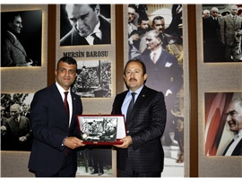 MERSİN VALİMİZ ALİ HAMZA PEHLİVAN’DAN ZİYARET