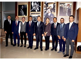 MERSİN VALİMİZ ALİ HAMZA PEHLİVAN’DAN ZİYARET