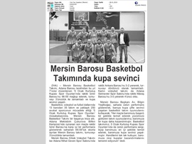 BASINDA BAROMUZ (Basketbol Takımında Kupa Sevinci)