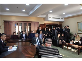 TBB YÖNETİMİNİ BAROMUZUN ETKİNLİKLERİNDE AĞIRLADIK
