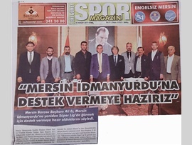 BASINDA BAROMUZ (Mersin İdman Yurdu Yönetim Kurulu'ndan Baro Başkanımız Av. Ali Er'e Ziyaret)