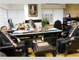 BARO BAŞKANIMIZ VE BAŞKAN YARDIMCIMIZ ARABULUCULUK DAİRE BŞK. ÖZTATAR’I ZİYARET ETTİ