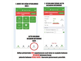 HES KODU İLE GİRİŞLERDE MESLEKTAŞLARIMIZA KOLAYLIK