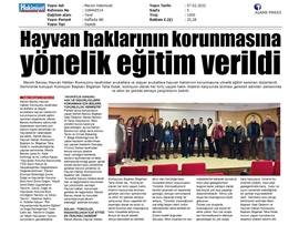 Hayvan Hakları Semineri düzenlendi