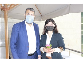 BAŞKANIMIZ YEŞİLBOĞAZ'DAN DÜNYA EMEKÇİ KADINLAR GÜNÜ ÇİÇEĞİ