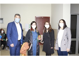 BAŞKANIMIZ YEŞİLBOĞAZ'DAN DÜNYA EMEKÇİ KADINLAR GÜNÜ ÇİÇEĞİ