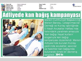 BASINDA BAROMUZ (Avukatlarımızdan Kızılay'a Kan Bağışı Kampanyası)