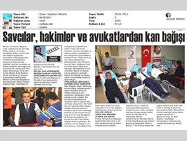 BASINDA BAROMUZ (Avukatlarımızdan Kızılay'a Kan Bağışı Kampanyası)