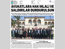 BASINDA BAROMUZ (Avukatlar Günü Cumhuriyet Alanı Tören)