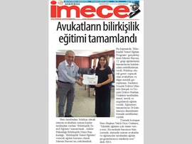 BASINDA BAROMUZ (Bilirkişilik Temel Eğitim Programı'nı Tamamlayan Katılımcılar Sertifikalarını Aldı)