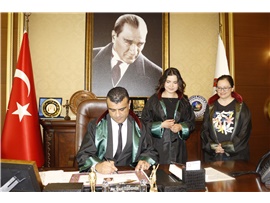 STAJYER AVUKATIMIZ RAZİYE YİĞİT CÜBBE GİYDİ
