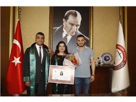 STAJYER AVUKATIMIZ RAZİYE YİĞİT CÜBBE GİYDİ
