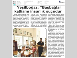 BASINDA BAROMUZ (Başbağlar Katliamı Kınama Mesajı)
