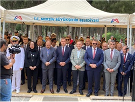 BAŞKANIMIZ, KURBAN BAYRAMI DOLAYISIYLA ŞEHİTLİĞİ ZİYARET ETTİ