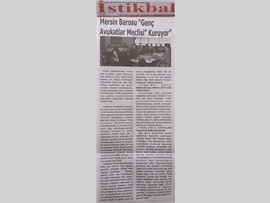 BASINDA BAROMUZ(Mersin Barosu Genç Avukatlar Meclisi Kuruyor)