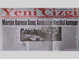 BASINDA BAROMUZ(Mersin Barosu Genç Avukatlar Meclisi Kuruyor)