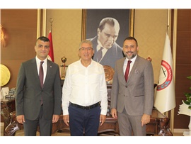 MERSİN BÜYÜKŞEHİR BELEDİYESİ BAŞKAN VEKİLİ DURSUN’DAN, BAŞKANIMIZ ÖZDEMİR’E ZİYARET