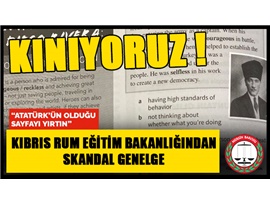 SKANDAL GENELGEYİ KINIYORUZ