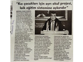 Özdemir: "Kız çocukları için ayrı okul projesi laik eğitim sistemine aykırıdır"