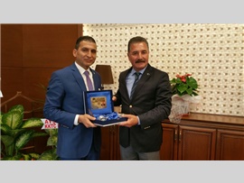 Toroslar Belediye Başkanı Sayın; Hamit TUNA ve Heyetinin ziyareti.
