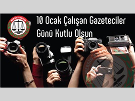 ÇALIŞAN GAZETECİLER GÜNÜ KUTLU OLSUN..