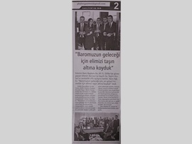 BASINDA BAROMUZ (Ofis Açılışı-"Baromuzun Geleceği İçin Var Gücümüzle Çalışıyoruz)