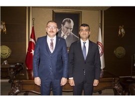 MERSİN İL TİCARET MÜDÜRÜ GÜÇLÜ ZİYARET ETTİ