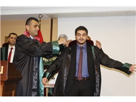 11 STAJYER AVUKATIMIZ CÜBBE GİYDİ