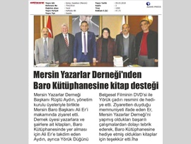 BASINDA BAROMUZ (Mersin Yazarlar Derneği'nden Baromuza Kitap Desteği)