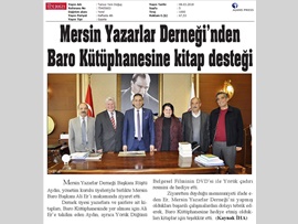 BASINDA BAROMUZ (Mersin Yazarlar Derneği'nden Baromuza Kitap Desteği)