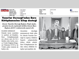 BASINDA BAROMUZ (Mersin Yazarlar Derneği'nden Baromuza Kitap Desteği)