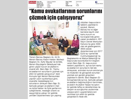 BASINDA BAROMUZ (Kamu Avukatlarının Sorunlarını Çözmek İçin Uğraşıyoruz)