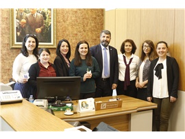 BAŞKANIMIZ MESLEKTAŞLARININ VE PERSONELLERİNİN  EMEKÇİ KADINLAR GÜNÜNÜ KUTLADI
