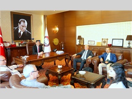 BARO BAŞKANIMIZ, BAROMUZUN TBB DELEGELERİ İLE BİR ARAYA GELDİ