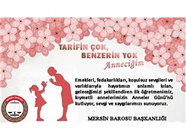 ANNELER GÜNÜNÜZ KUTLU OLSUN