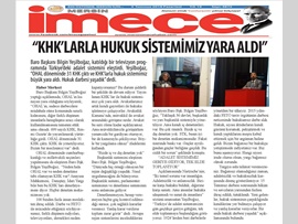 BASINDA BAROMUZ (Baro Bşk. Yeşilboğaz: "Hukuk Darbesi Yaşadık)