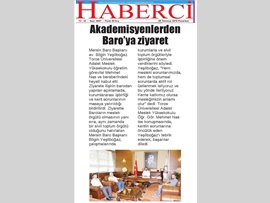 BASINDA BAROMUZ (Toros Ünv. Adalet MYO'dan Ziyaret)