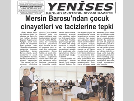 BASINDA BAROMUZ (Çocuk İstismarı ve Cinayetleri Hakkında Basın Açıklaması)