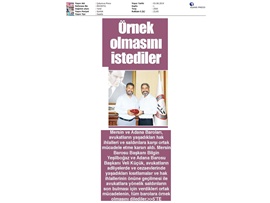 BASINDA BAROMUZ (Mersin Barosu ve Adana Barosu'nda Dayanışma Örneği)