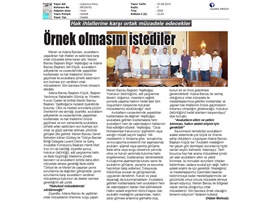 BASINDA BAROMUZ (Mersin Barosu ve Adana Barosu'nda Dayanışma Örneği)